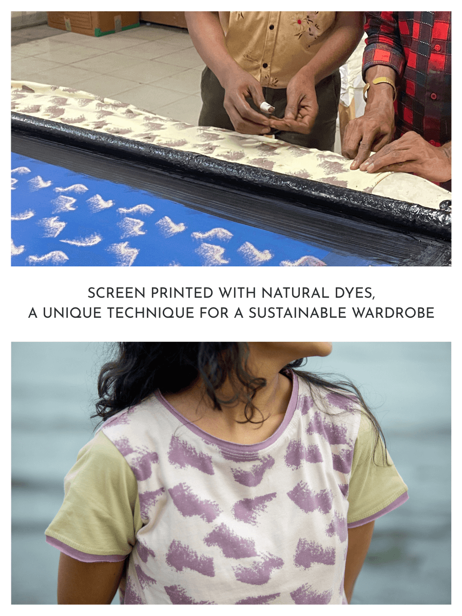 Aurora Waves Women's Organic Cotton Crop Top