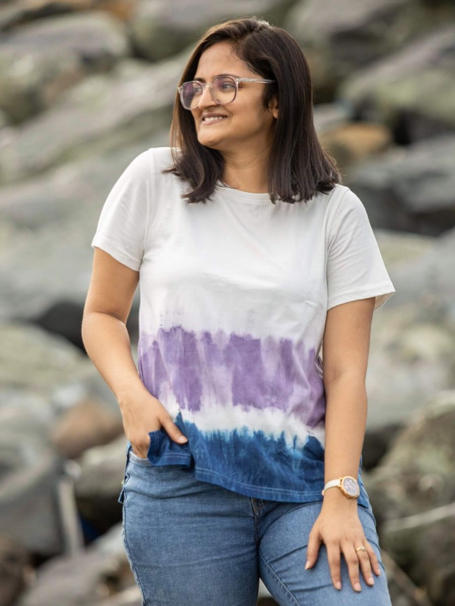 Into the night women's organic cotton casual top