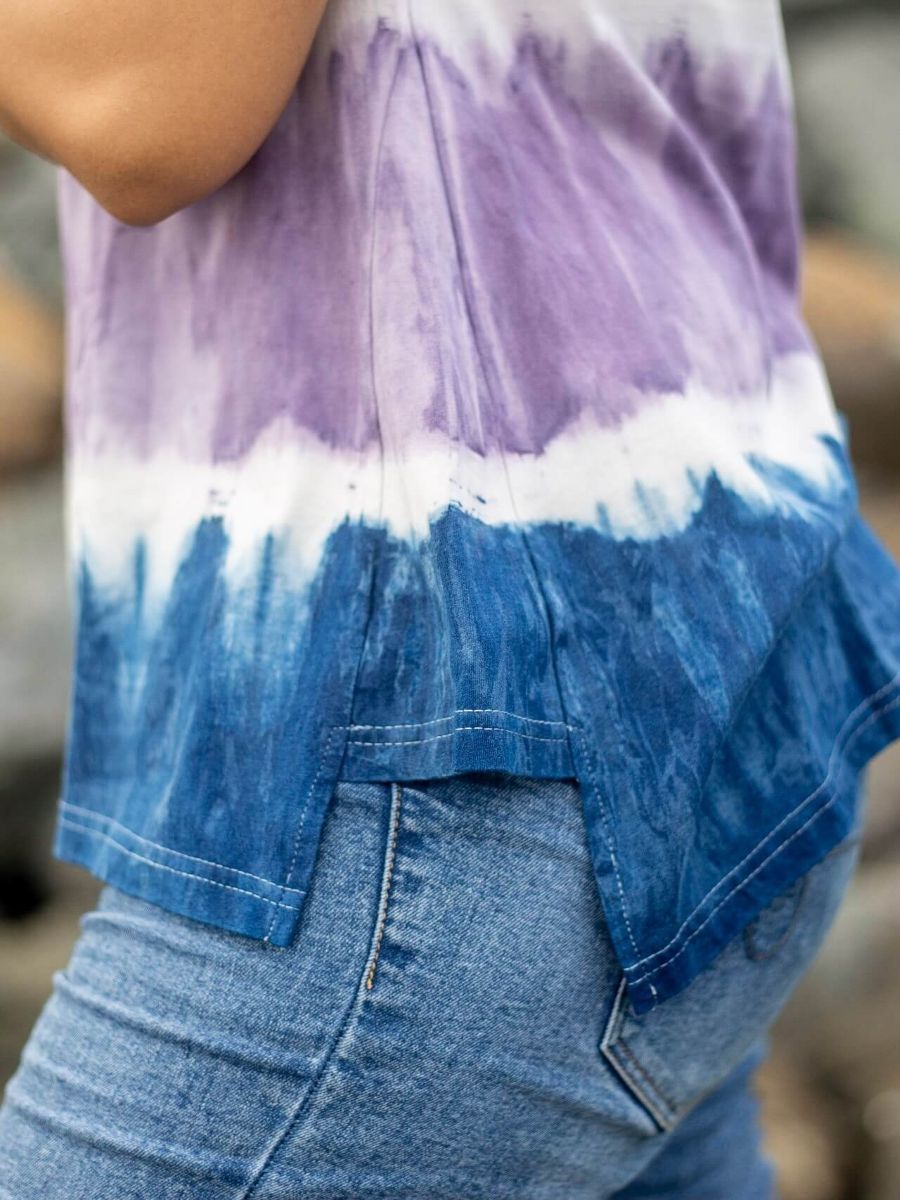 Into the night women's organic cotton casual top