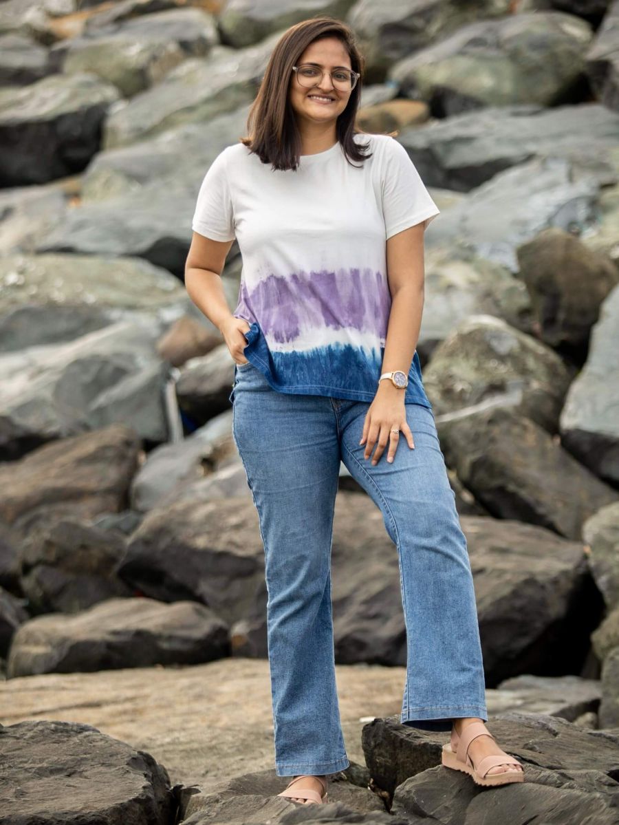 Into the night women's organic cotton casual top