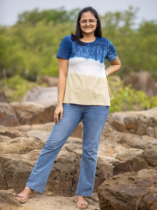 Northern lights women's organic cotton casual top