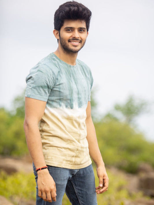 Northern lights men's organic cotton t-shirt