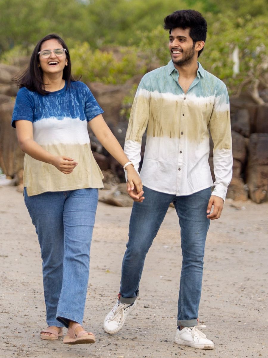 Northern lights men's organic cotton casual shirt