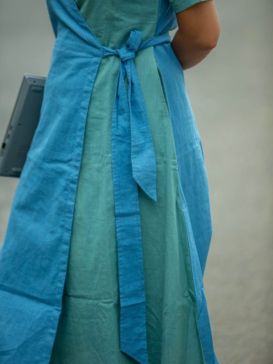 Northern lights women's handwoven cotton dress