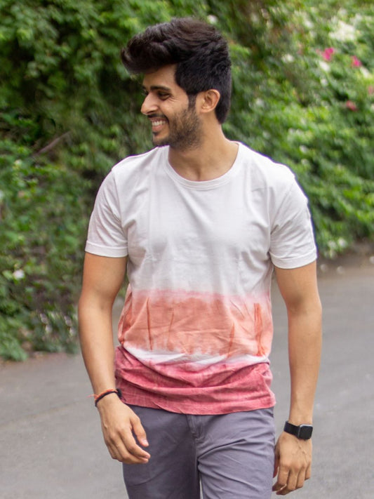 Rare red men's organic cotton t-shirt