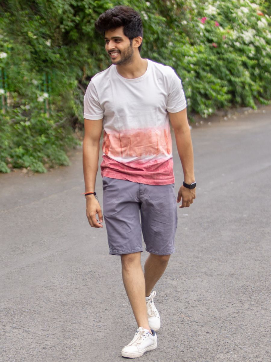 Rare red men's organic cotton t-shirt