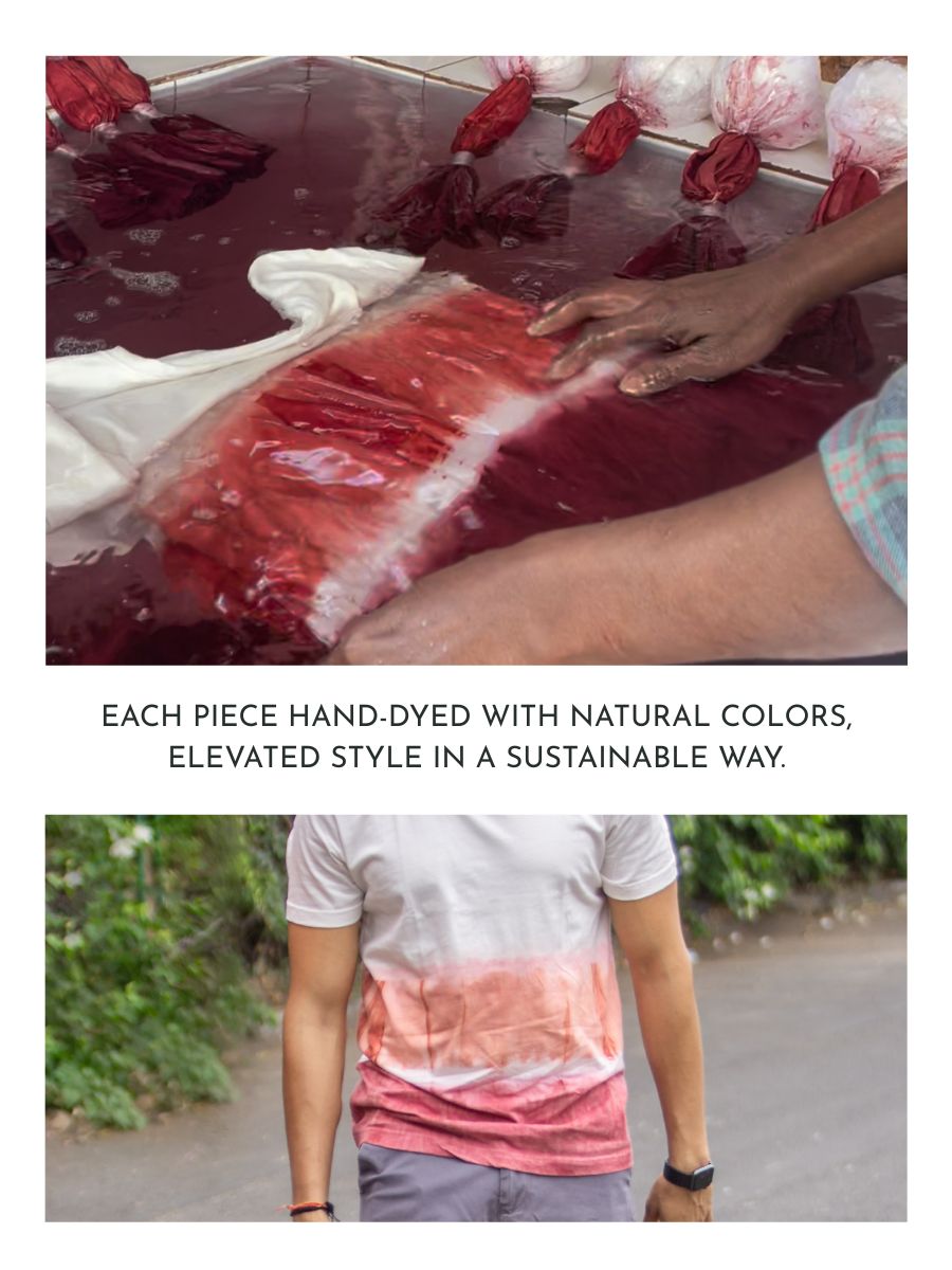 Rare red men's organic cotton t-shirt