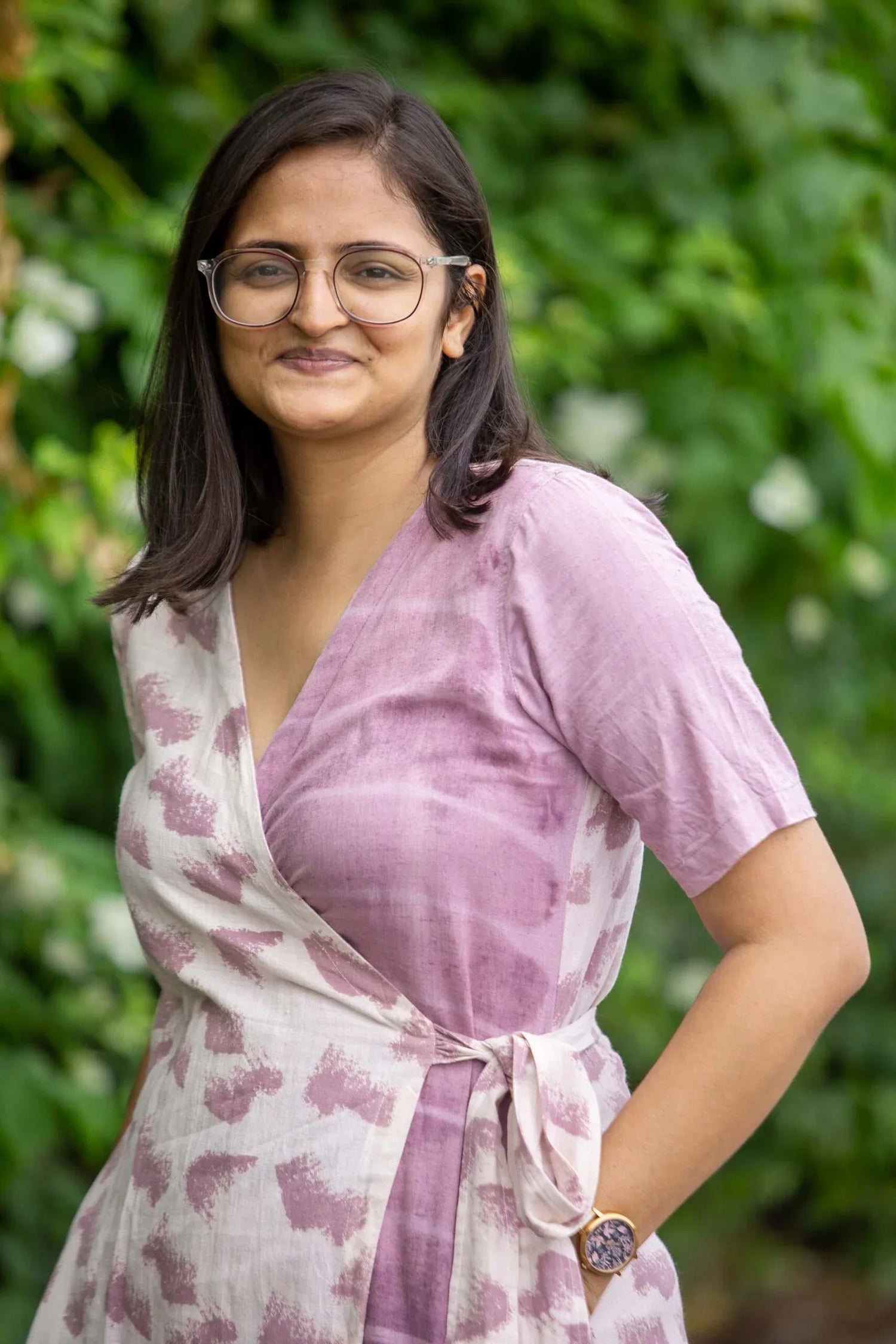 Women's Khadi Wrap Dress